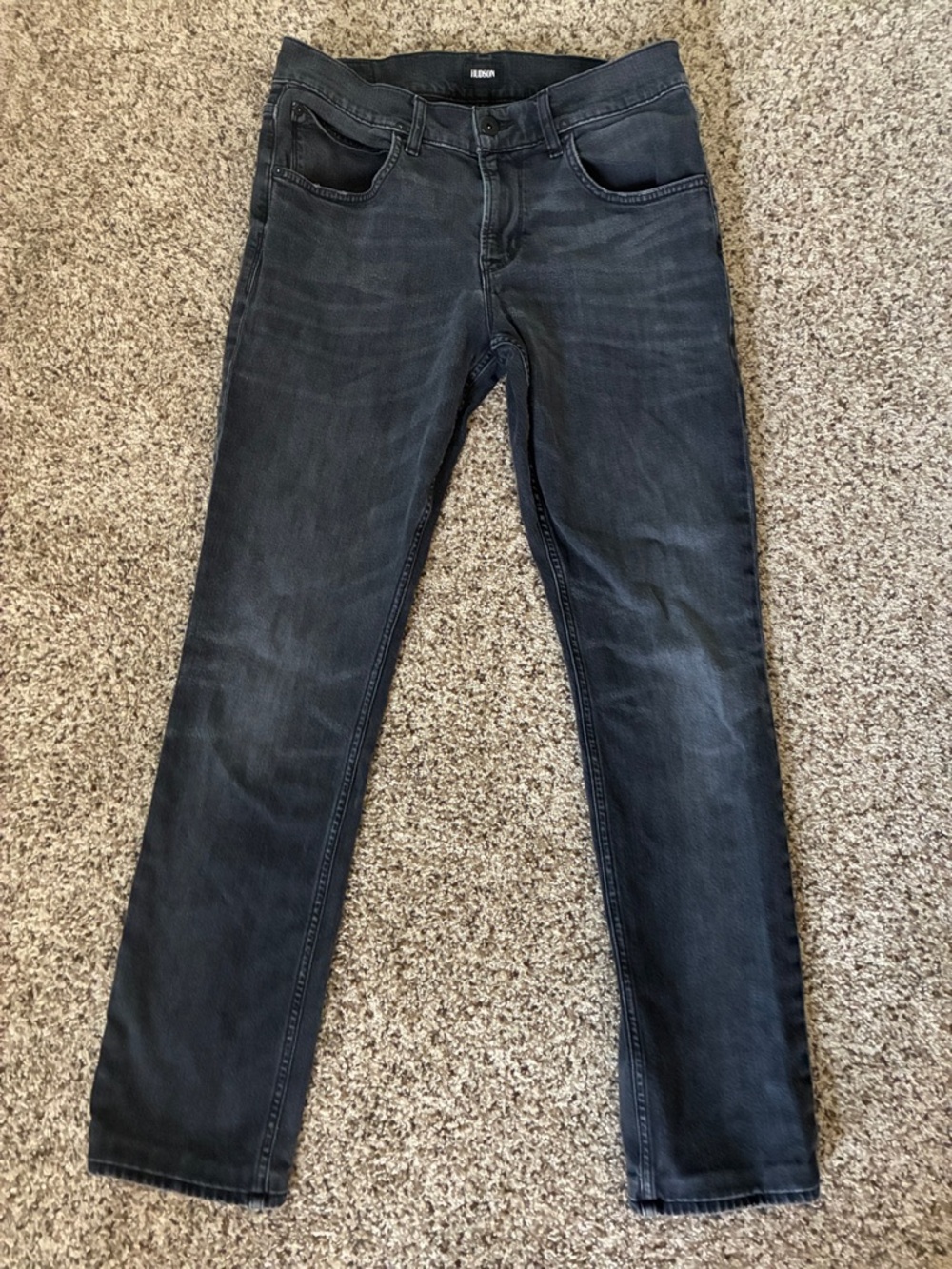 Men's Hudson jeans straight leg slim fit